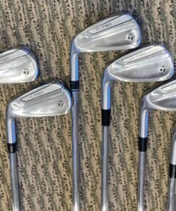Used Men's TaylorMade P790 Left Handed Iron Set Stiff Flex Steel Shaft (4-9, P)