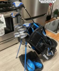 NEW .. CALLAWAY STRATA Mens Golf Club Set STRATA 6-PW Driver 3Wood 5Hybrid Putter & TriSt