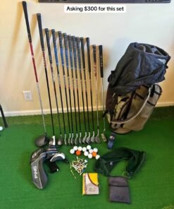 Taylormade Tall Golfers +1" extension full complete set w/Ping Right Reg flex