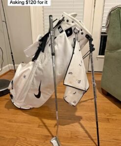 Nike Sport Lite Golf Bag (white) and Tommy Armour Impact no. 4 33" Putter