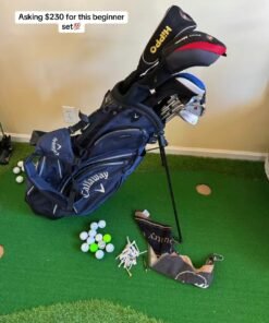 Left Hand Mens Golf Mega Set Huge Callaway bag Lots of Clubs Very Forgiving lots of extras