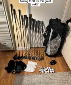 Mens Complete Golf set quality for beginners Cobra Taylormade Nike and more Right M