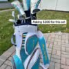 Cobra Sapphire Ladies Full Set of Golf Clubs & Bag