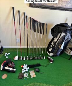 Stunning Taylormade Golf Set Modern Mens Right Reg flex