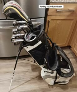 Golf Clubs(RH) Reg-Flex TaylorMade RBladez Max (Sw-4) Nike SQ Driver Odyssey Putter Ping H