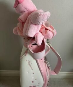 Honma 65th Anniversary Sakura Dance Ladies Full Set 12clubs Cart Bag Cover Ball