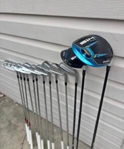 TaylorMade SIM2 Max Driver P790 4-PW SIM 2 3W + P-DHY 18°, Cleveland CBX4 Wedges