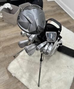 TaylorMade Stealth Driver, Spider Putter, and Iron Set with Bag