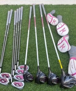 Ladies Mizuno JPX 850 Pink Golf Set Graphite Shafts L-Flex